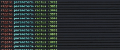 Flashes de una mujer programando.