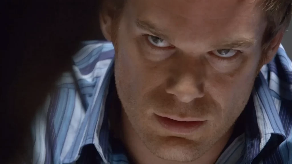 Primer plano de Dexter.