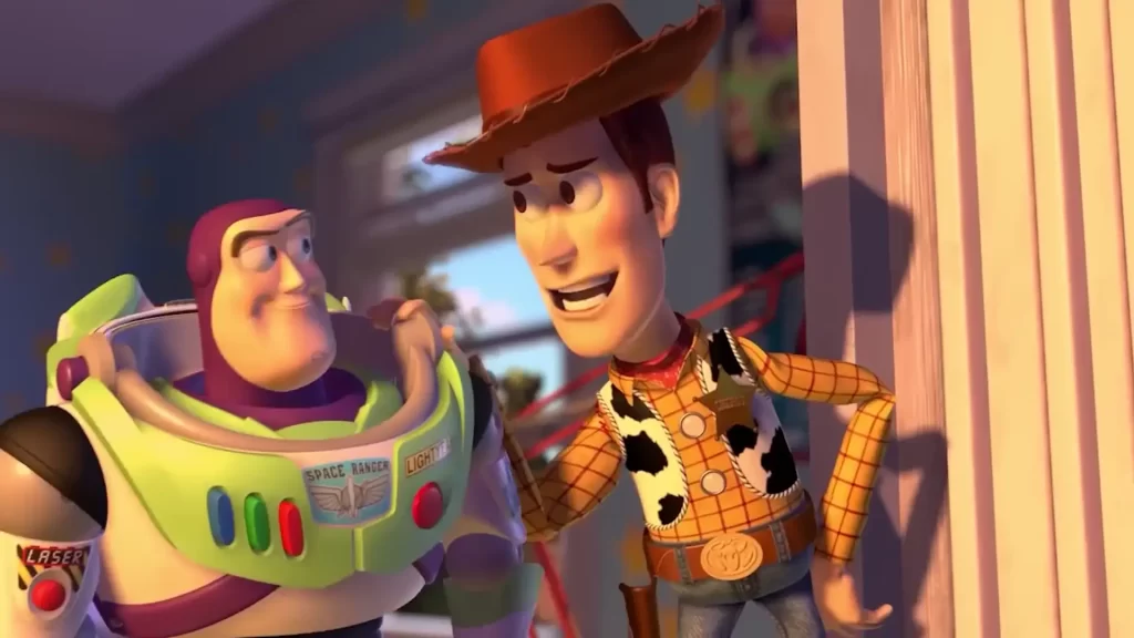 Woody y Buzz Lightyear amigos.