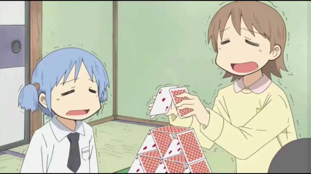 Castillo de naipes anime.