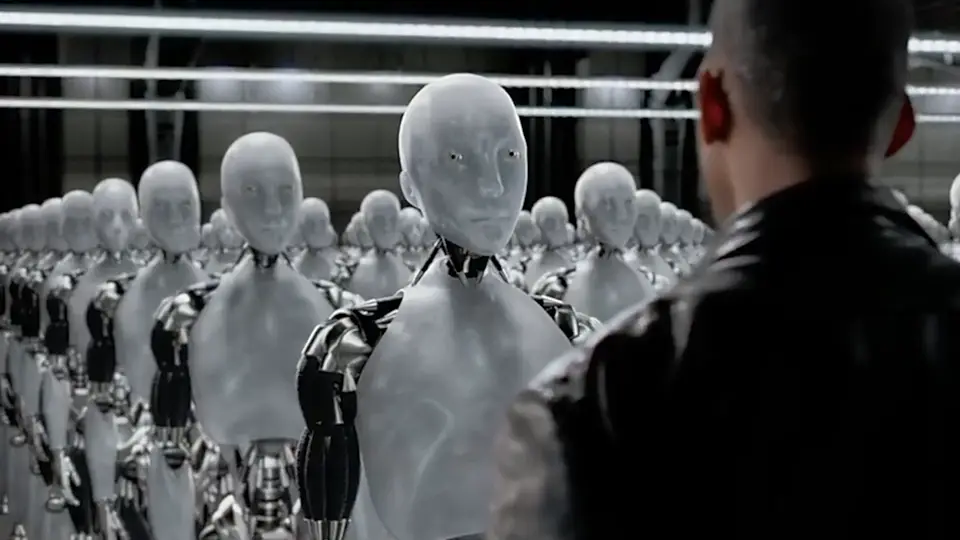 Robots de la película "Yo, robot"