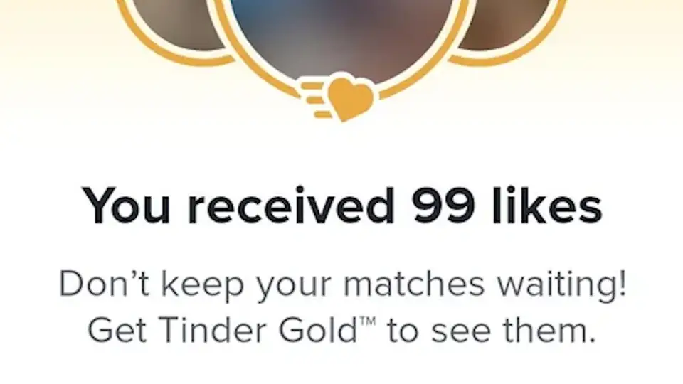Has recibido 99 me gusta en Tinder